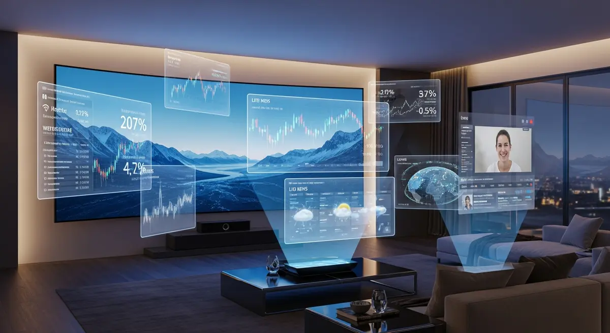 concept de hub de visionnage centralise