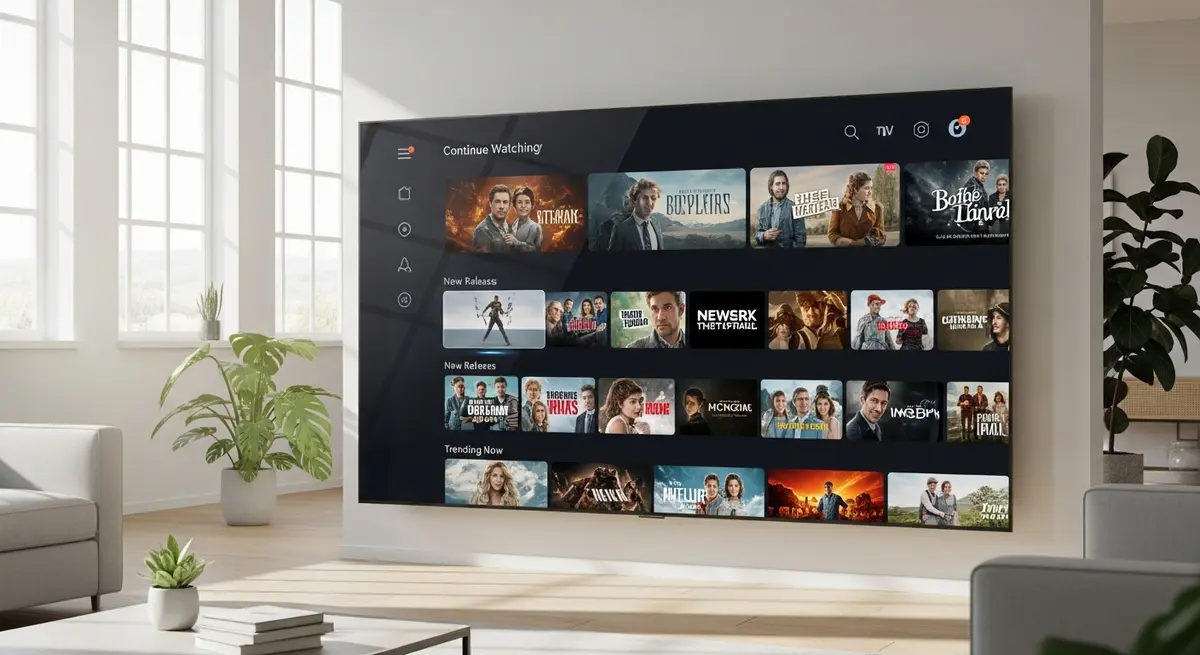 interface televisuelle unifiee agregeant plusieurs sources de streaming